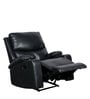 Billy 1 Seater Manual Recliner with Cupholder In Black Colour