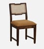 Binche Sheesham Wood 4 Seater Dining Set In Scratch Resistant Provincial Teak Finish With Marble Top