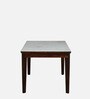 Binche Sheesham Wood 6 Seater Dining Set In Scratch Resistant Provincial Teak Finish With Marble Top