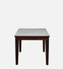 Binche Sheesham Wood 6 Seater Dining Table In Scratch Resistant Provincial Teak Finish With Marble Top