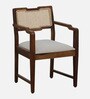 Binche Sheesham Wood Arm Chair In Scratch Resistant Provincial Teak Finish