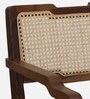 Binche Sheesham Wood Arm Chair In Scratch Resistant Provincial Teak Finish
