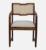 Binche Sheesham Wood Arm Chair In Scratch Resistant Provincial Teak Finish