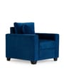 Bingo Fabric 1 Seater Sofa In Cool Cobalt Colour Bingo Fabric 1 Seater Sofa In Cool Cobalt Colour