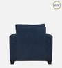 Bingo Fabric 1 Seater Sofa In Cool Cobalt Colour