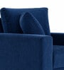 Bingo Fabric 1 Seater Sofa In Cool Cobalt Colour