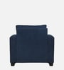 Bingo Fabric 1 Seater Sofa In Cool Cobalt Colour
