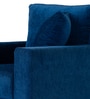 Bingo Fabric 1 Seater Sofa In Cool Cobalt Colour Bingo Fabric 1 Seater Sofa In Cool Cobalt Colour