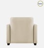 Bingo Fabric 1 Seater Sofa In Creamy Cashmere Colour