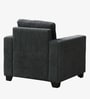 Bingo Fabric 1 Seater Sofa In Grey Colour Bingo Fabric 1 Seater Sofa In Grey Colour