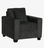 Bingo Fabric 1 Seater Sofa In Grey Colour Bingo Fabric 1 Seater Sofa In Grey Colour