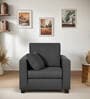 Bingo Fabric 1 Seater Sofa In Grey Colour