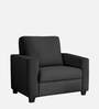 Bingo Fabric 1 Seater Sofa In Grey Colour
