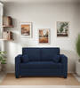 By Mintwud from Pepperfry BIngo Fabric 2 Seater Sofa In Cool Cobalt Colour