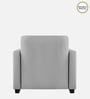 Bingo Velvet 1 Seater Sofa In Grey Colour