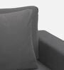 Bingo Velvet 1 Seater Sofa In Grey Colour