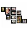 Molly Set Of 10 Black Solid Wood Collage Photo Frames