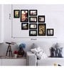 Molly Set Of 10 Black Solid Wood Collage Photo Frames