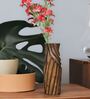 Biophilic Cult Brown Wood Table Vase