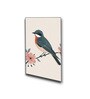 Bird and Floral Canvas Set of 4 Canvas Wall Painting Black Frame