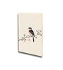 Bird and Floral Canvas Set of 4 Canvas Wall Painting Gold Frame