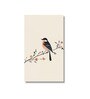 Bird and Floral Canvas Set of 4 Canvas Wall Painting Stretch Canvas Frame