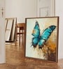 23 Inches Butterfly Canvas Framed Wall Art Printed Pinting
