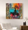 22 Inches Horse Riding Canvas Stretched Wall Art Printed Pinting