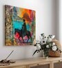 22 Inches Horse Riding Canvas Stretched Wall Art Printed Pinting
