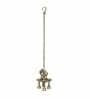 Bird Golden Brass Chain Hanging Lamp With Bells