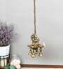 Bird Golden Brass Chain Hanging Lamp With Bells