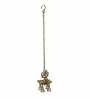 Bird Golden Brass Chain Hanging Lamp With Bells