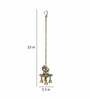 Bird Golden Brass Chain Hanging Lamp With Bells