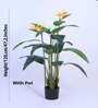 Artificial Bird of Paradise Plant with Pot
