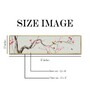 Bird On Branch Pink Floral Canvas Art Print