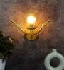 Bird Metal Novelty Wall Light (Gold)