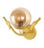 Bird Metal Novelty Wall Light (Gold)