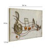 Birdie Music Multicolour Iron and MDF Wall Art