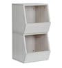 Birdport Kids 3 Tier Compact Book Shelf in Oak Colour