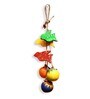 Birds & Matkis Hand-Painted Multicolour Terracotta Decorative Hanging