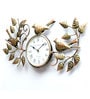 Copper Iron Birds Traditional Wall Clock