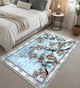 Birds Kingdom Printed Polyester 3 X 5 Feet Machine Made Carpet