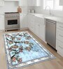 Birds Kingdom Printed Polyester 3 X 5 Feet Machine Made Carpet