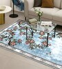 Birds Kingdom Printed Polyester 3 X 5 Feet Machine Made Carpet