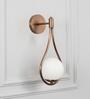Birds Metal & Glass Wall Light (Antique Brass)