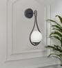 Birds Metal & Glass Wall Light (Black)