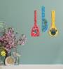 Birds Multicolour Engineered Wood Wall Hanging Quotes