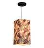 Birds of Paradise Multicolor Fabric Single Hanging Light
