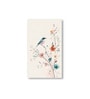 Bird Art Set of 4 Canvas Wall Painting White Frame