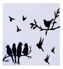 Set of 6 Black Birds on Branch Printed Placemats